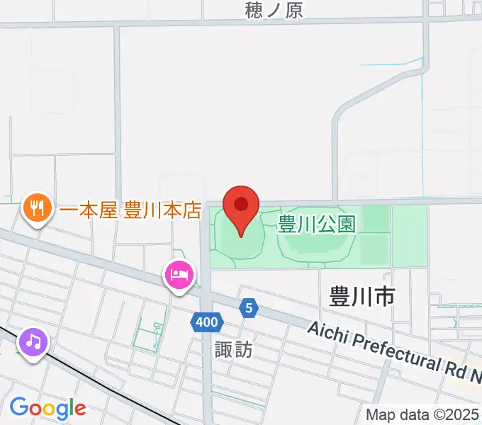 かわしんビクトリースタジアムの地図