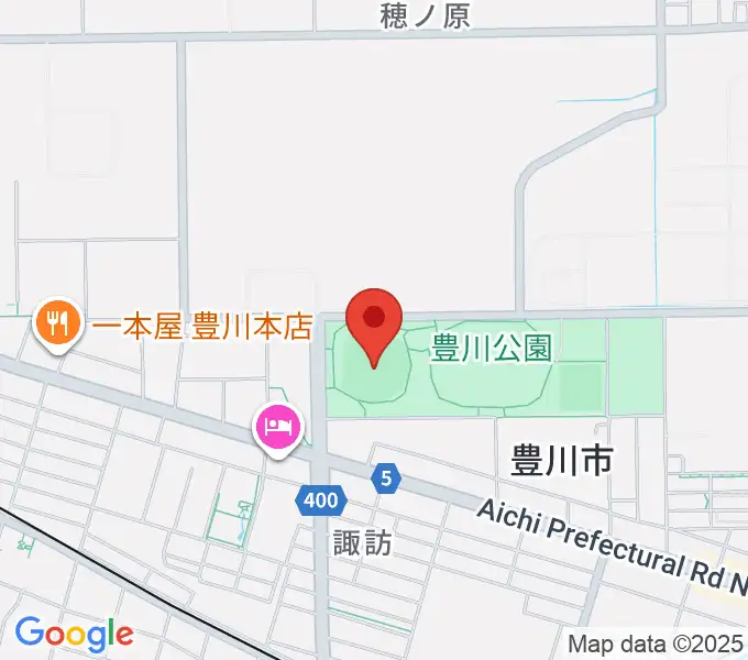 かわしんビクトリースタジアムの地図