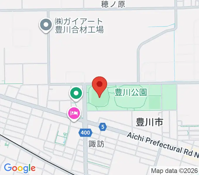 かわしんビクトリースタジアムの地図