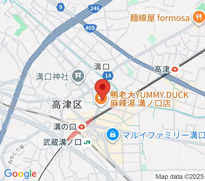 スタジオニド溝の口店の地図