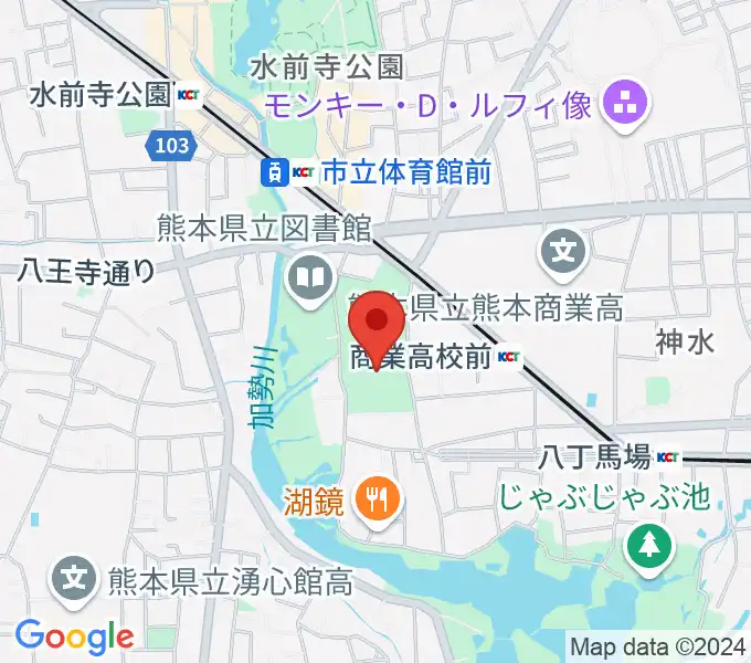 ナースパワーアリーナの地図