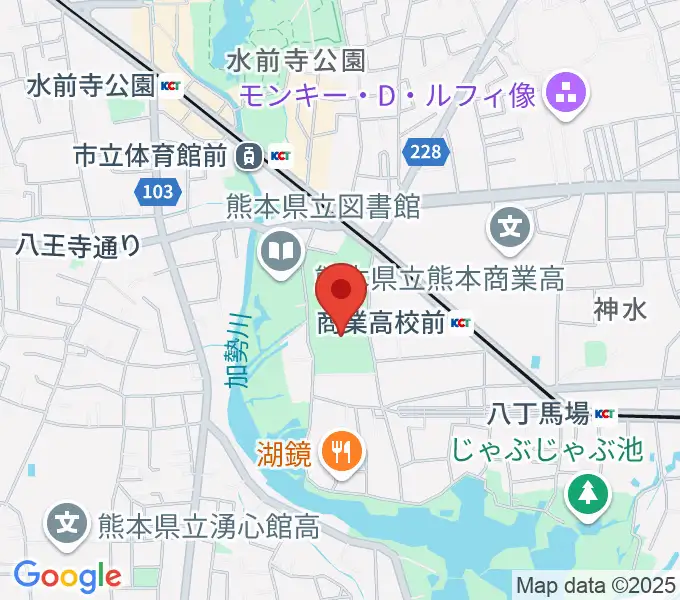 ナースパワーアリーナの地図