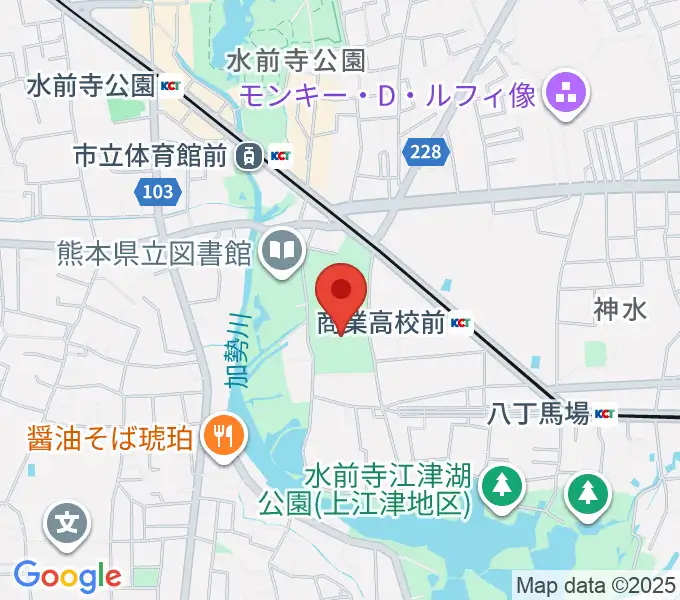 ナースパワーアリーナの地図