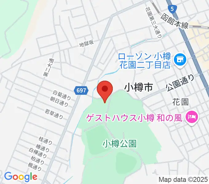 小樽市公会堂の地図