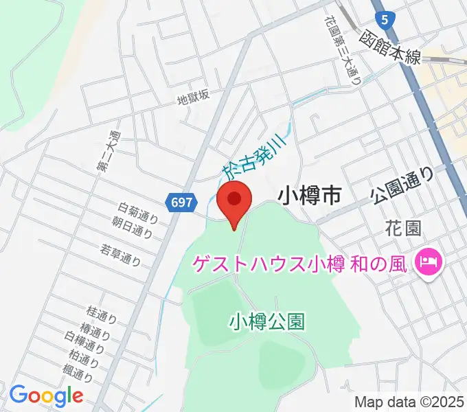 小樽市公会堂の地図