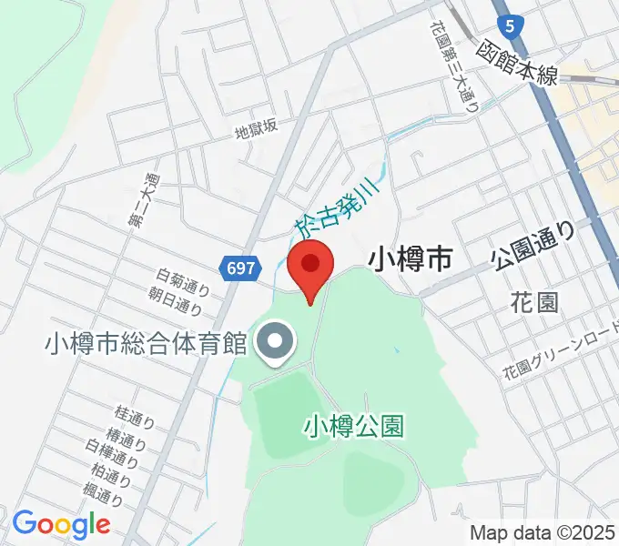 小樽市公会堂の地図