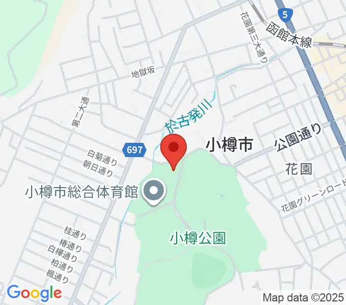 小樽市公会堂の地図