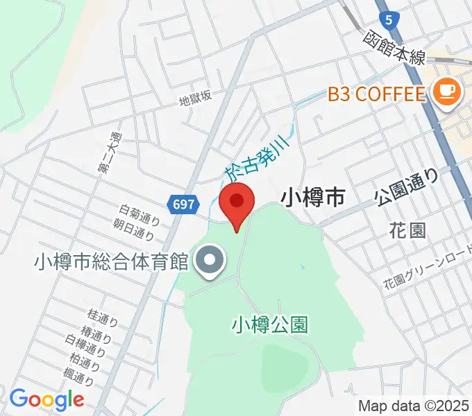 小樽市公会堂の地図