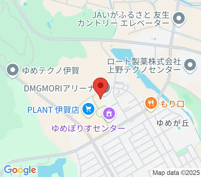 DMGMORIアリーナの地図