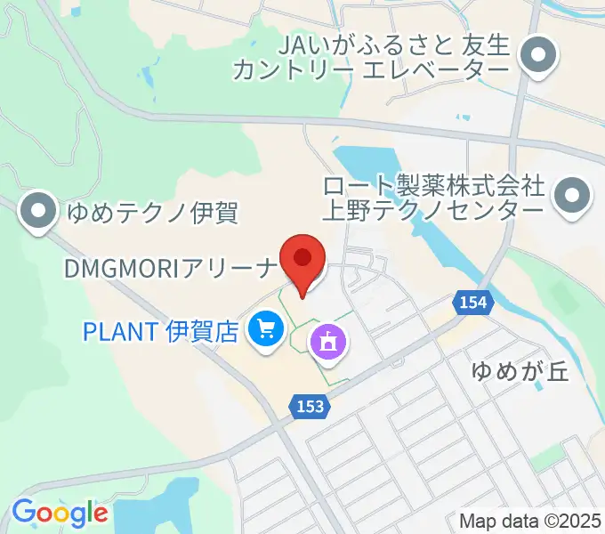 DMGMORIアリーナの地図
