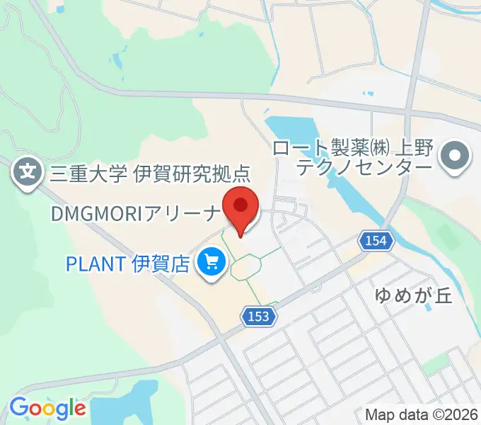 DMGMORIアリーナの地図
