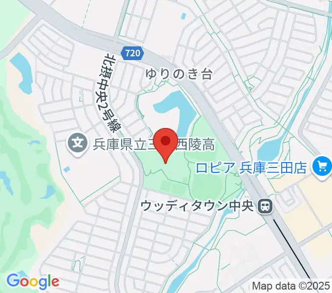 駒ケ谷運動公園体育館の地図