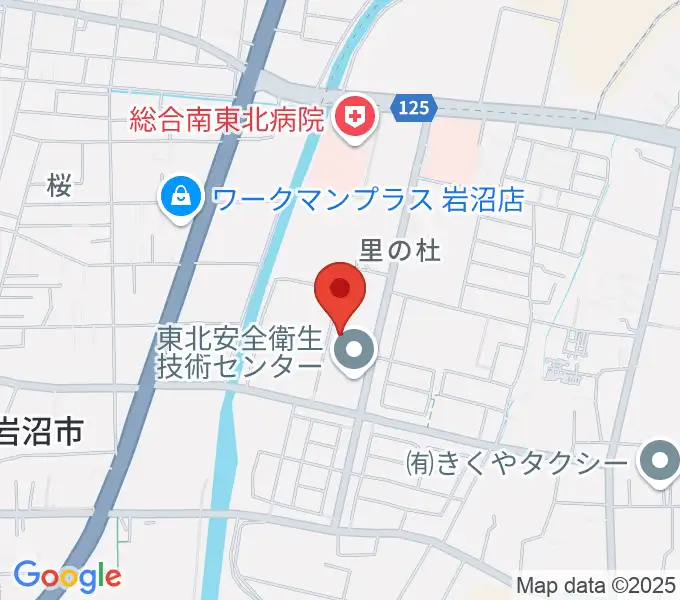 岩沼市総合体育館ビッグアリーナの地図