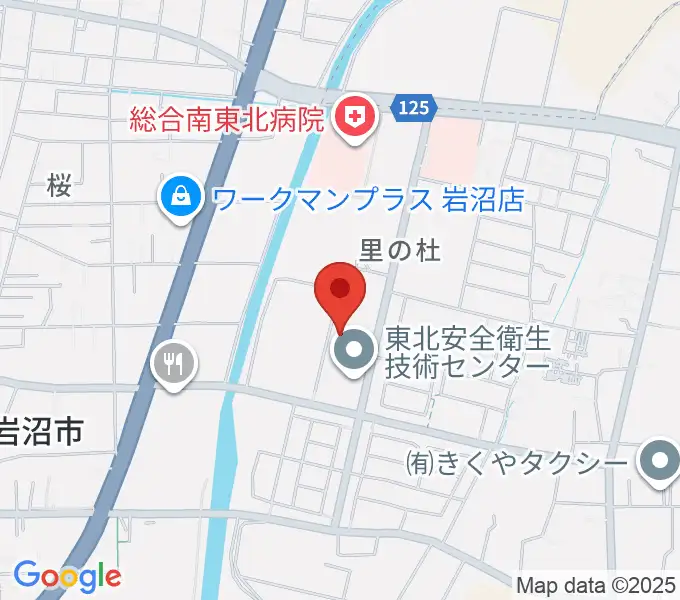 岩沼市総合体育館ビッグアリーナの地図