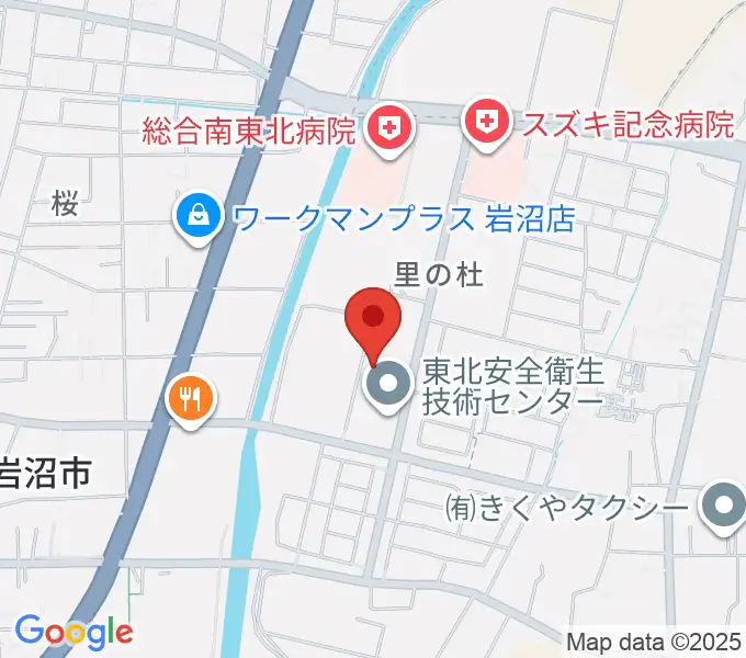 岩沼市総合体育館ビッグアリーナの地図