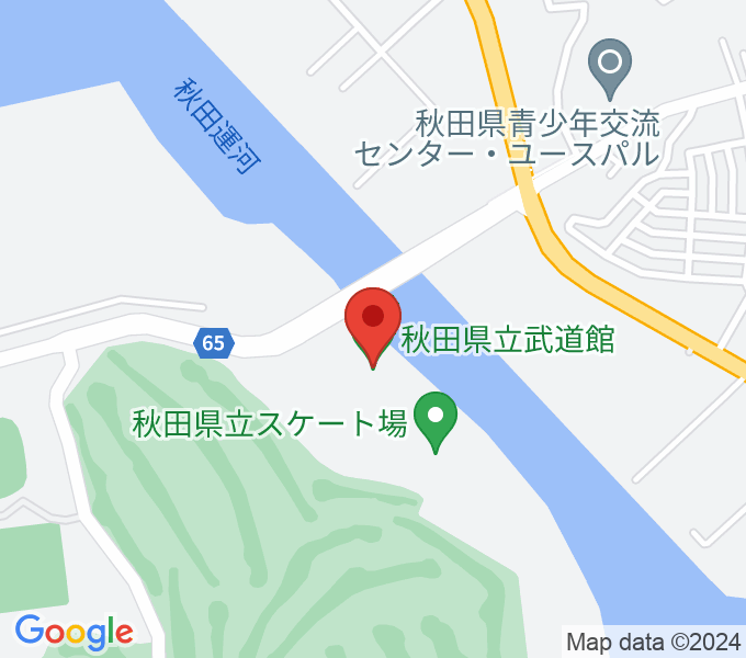 秋田県立武道館の場所