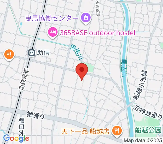 新津プロソニックスタジオの地図