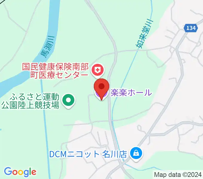 南部町立町民ホール 楽楽ホールの地図