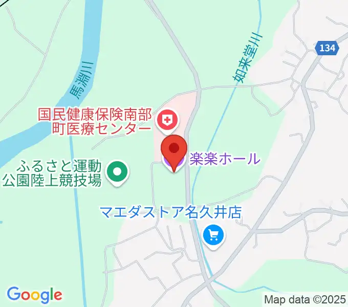 南部町立町民ホール 楽楽ホールの地図