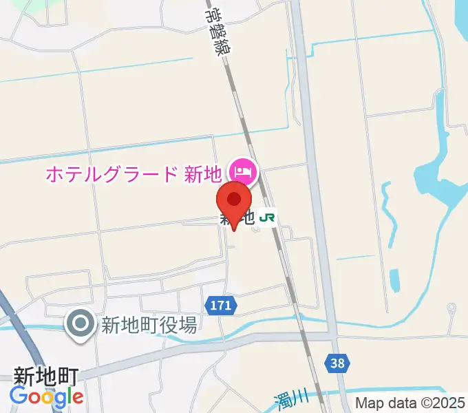 新地町文化交流センター観海ホールの地図