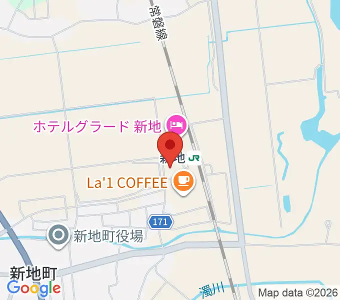 新地町文化交流センター観海ホールの地図