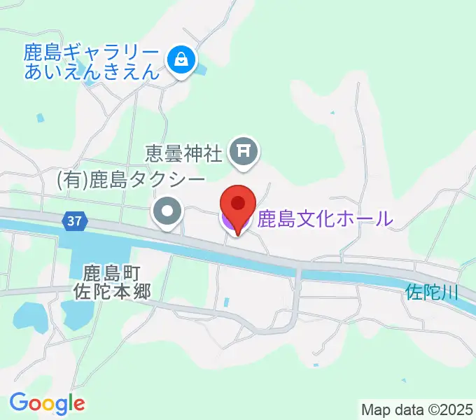 松江市鹿島文化ホールの地図