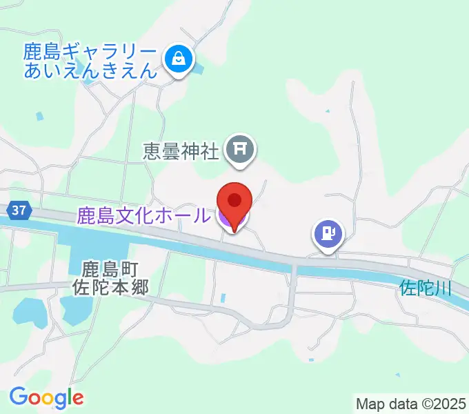 松江市鹿島文化ホールの地図