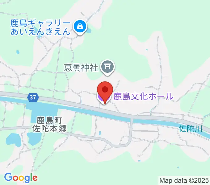 松江市鹿島文化ホールの地図