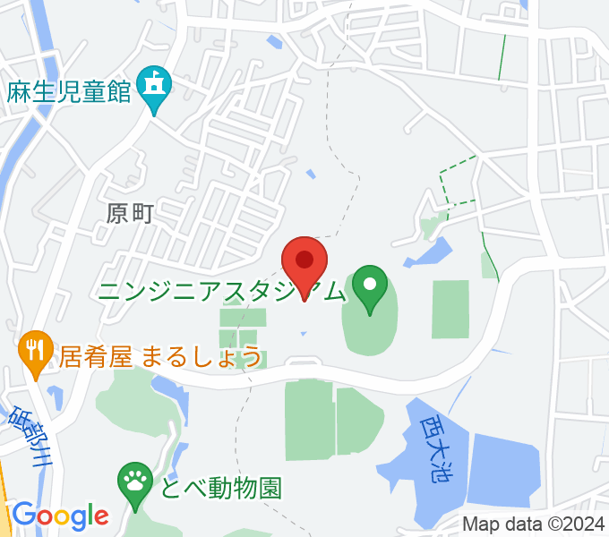 愛媛県総合運動公園体育館の場所