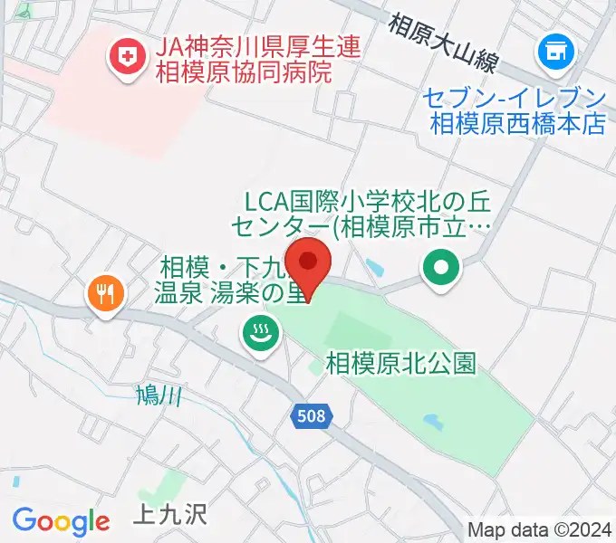 ほねごりアリーナの地図