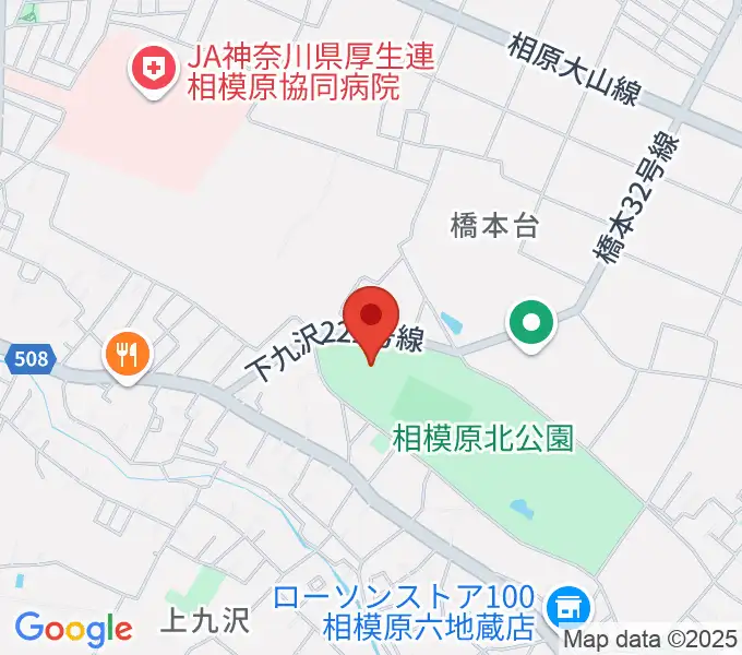 ほねごりアリーナの地図