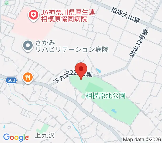 ほねごりアリーナの地図