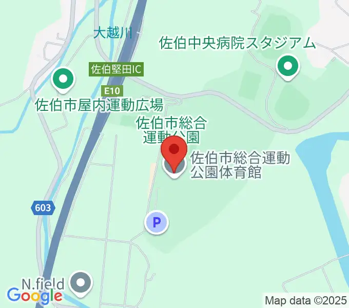 佐伯中央病院アリーナの地図
