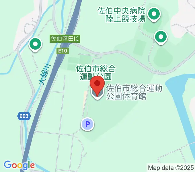佐伯中央病院アリーナの地図
