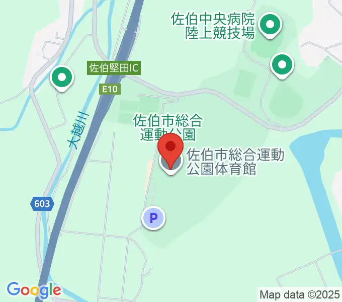 佐伯中央病院アリーナの地図