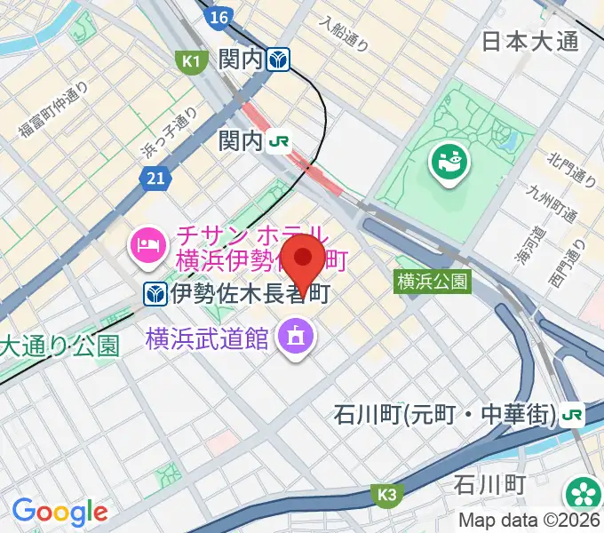 横浜BUNTAIの地図