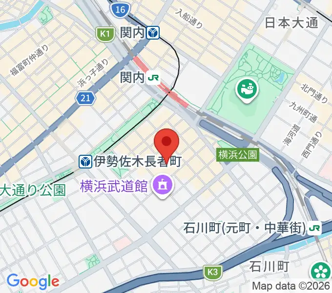 横浜BUNTAIの地図