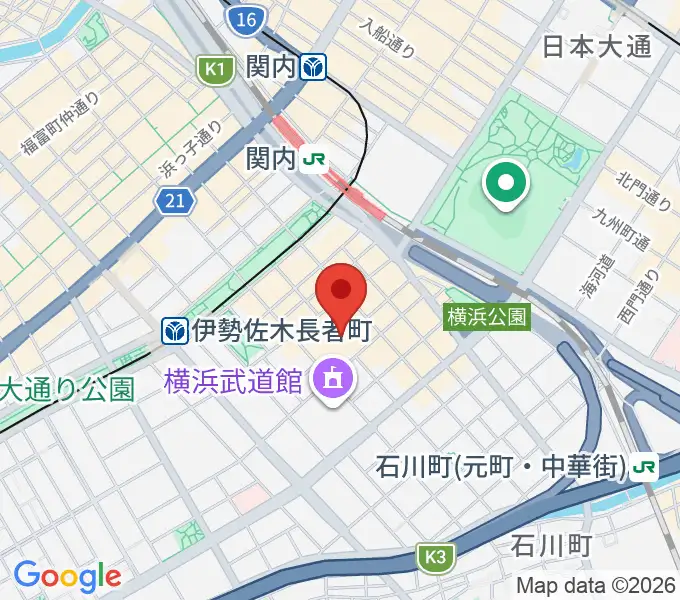 横浜BUNTAIの地図