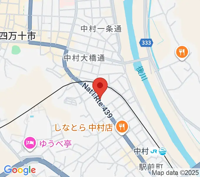 しまんとぴあ 四万十市総合文化センターの地図
