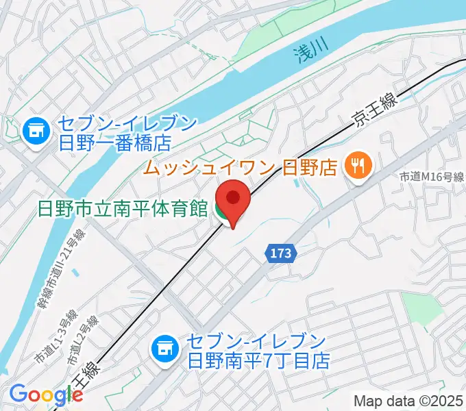 フクシ・エンタープライズ南平アリーナの地図