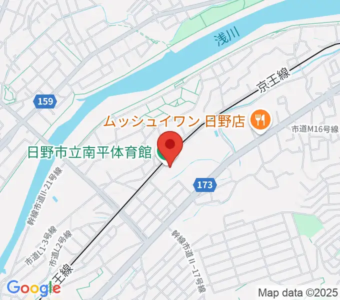フクシ・エンタープライズ南平アリーナの地図