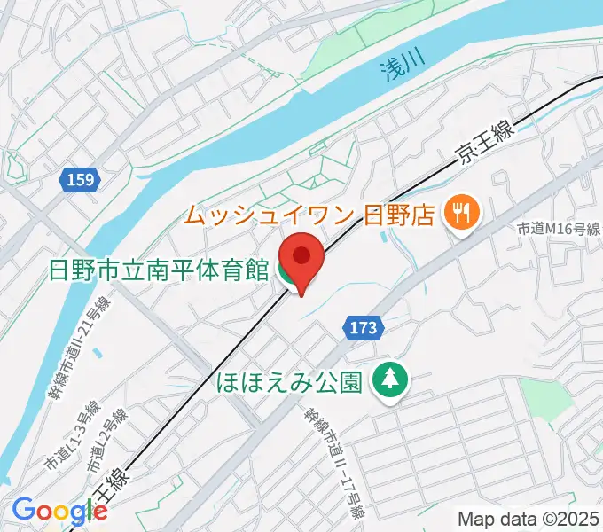 フクシ・エンタープライズ南平アリーナの地図