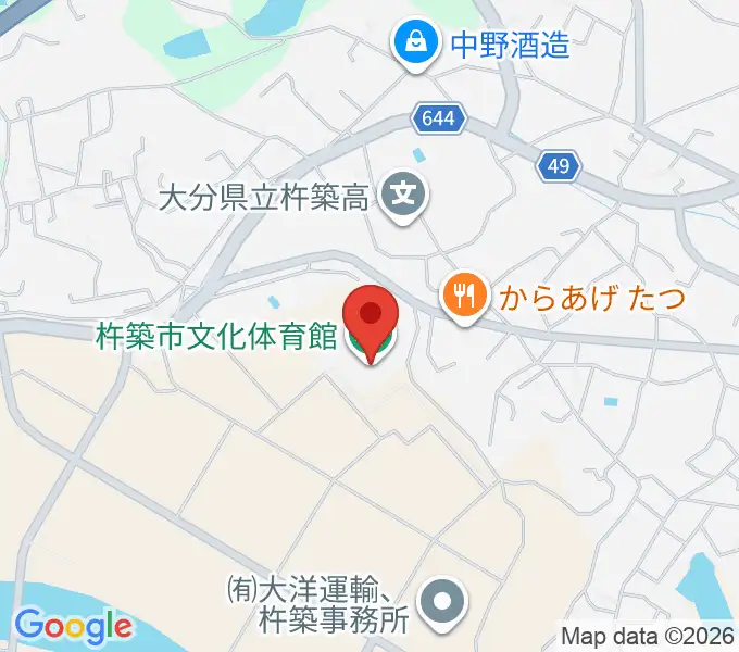 つぶらなカボスアリーナの地図