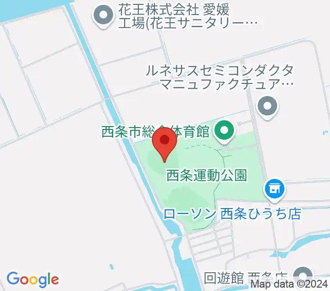 西条市ひうち球場の地図