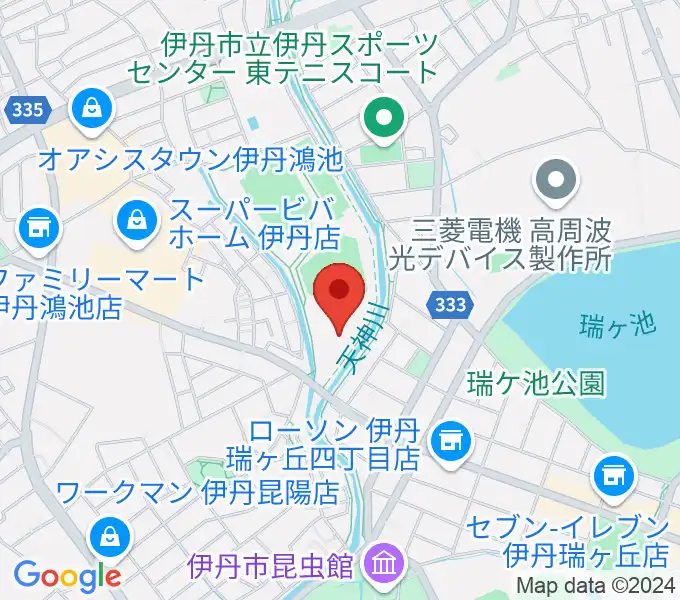 伊丹スポーツセンター体育館の地図