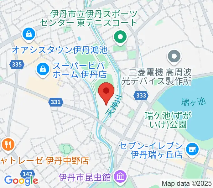 伊丹スポーツセンター体育館の地図