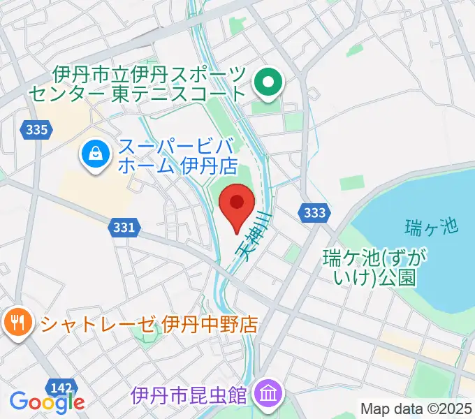 TOYO TIRES伊丹スポーツセンター体育館の地図