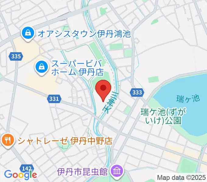 TOYO TIRES伊丹スポーツセンター体育館の地図