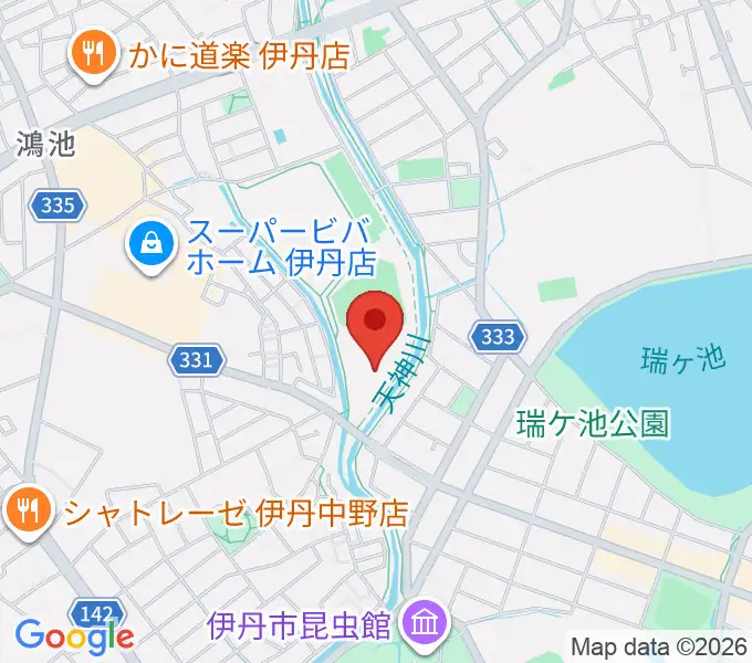 TOYO TIRES伊丹スポーツセンター体育館の地図