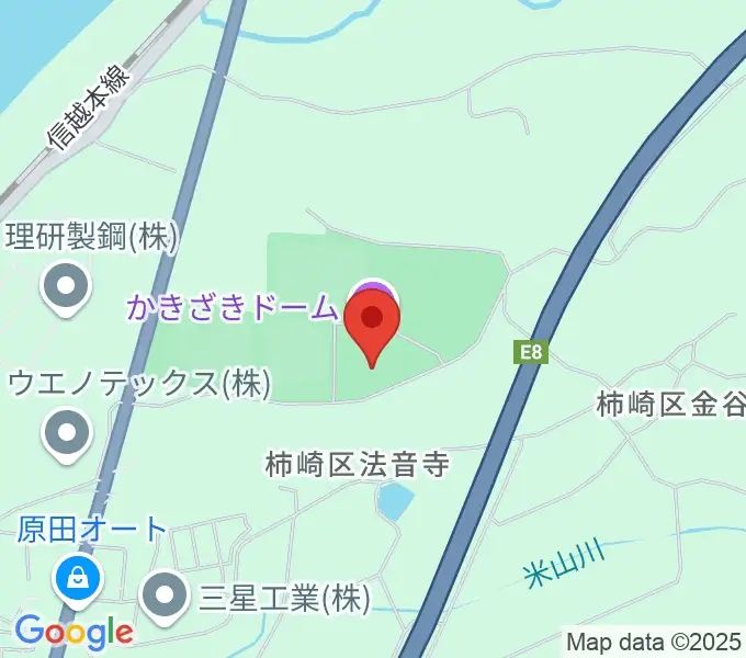 かきざきドームの地図